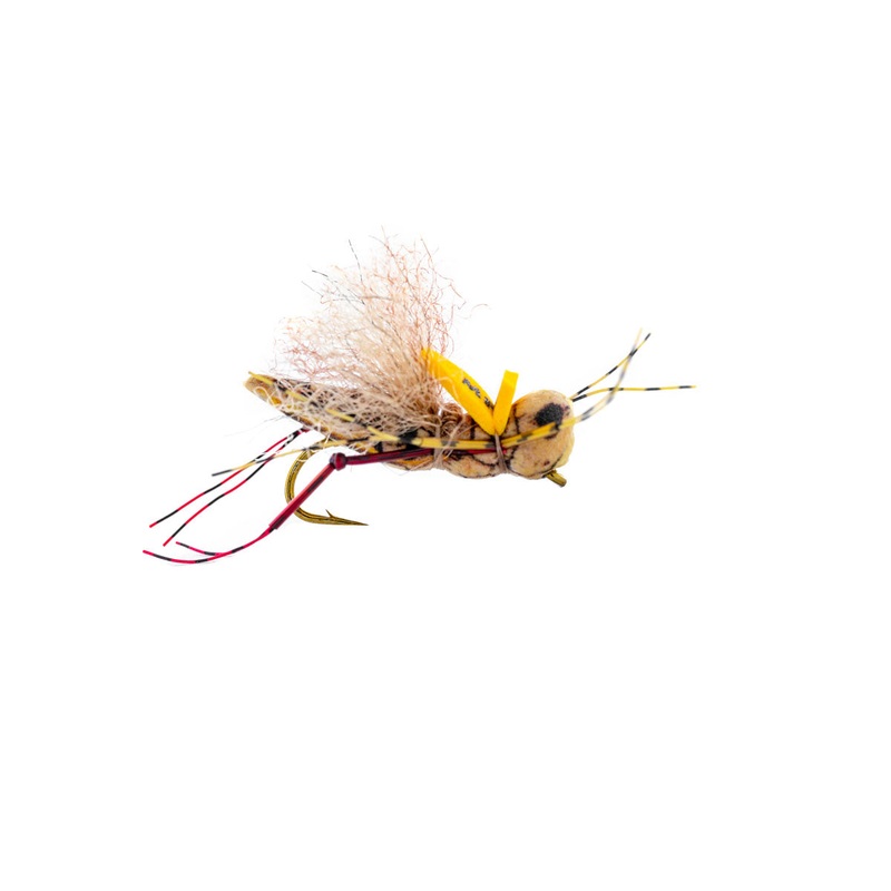 Montana Fly Company KK’s Henneberry Hopper – Tan (3-Pack) 10 Tan