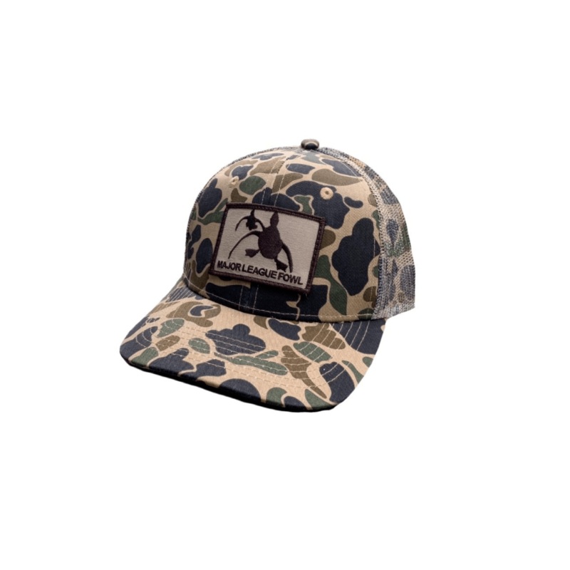 Old School Camo Patch Hat | Major League Fowl