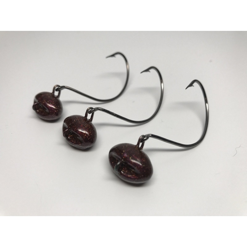 Rootbeer Flounder Jigs 1/4oz