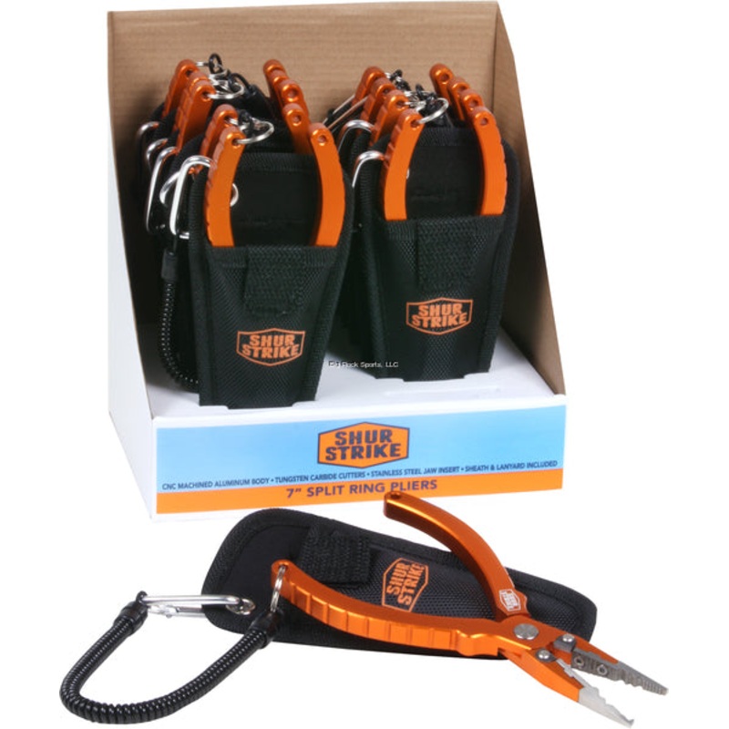 Shur Strike 7″ Split Ring Plier w/Sheath Stainless Jaw Insert 1X