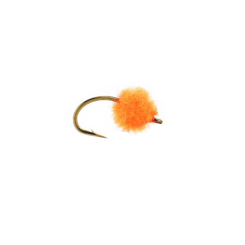 Umpqua Micro Egg Weighted – Fl. Orange (3-Pack) 16 Fl. Orange