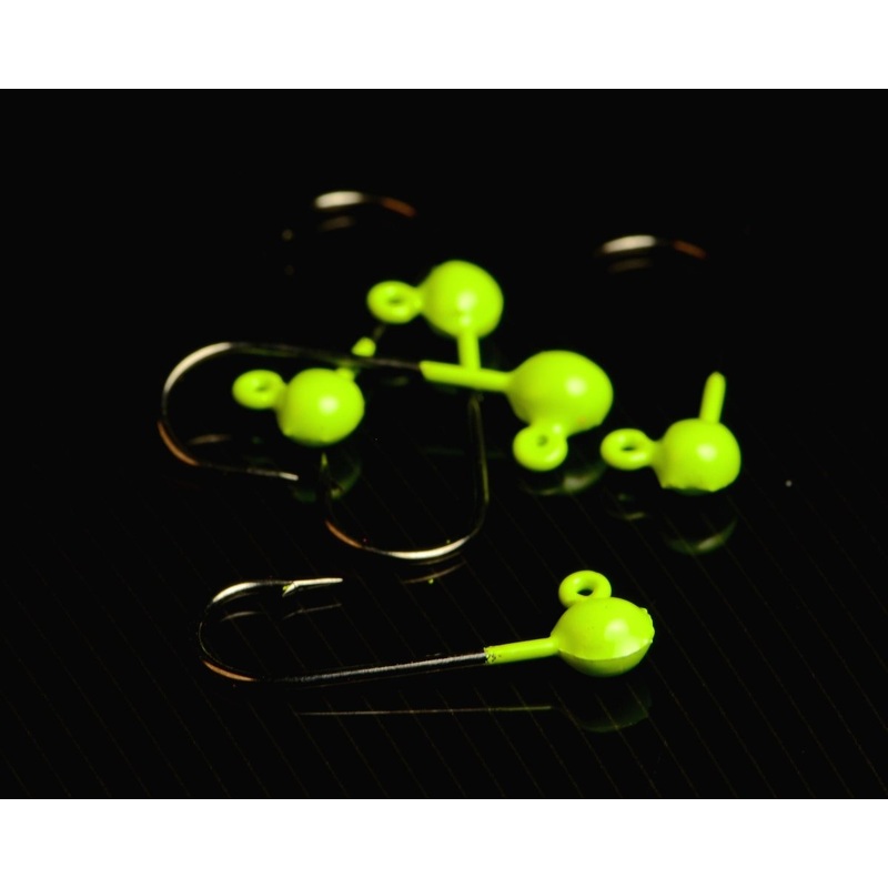 VooDoo Round Jig Heads 1/64 oz Black Nickel
