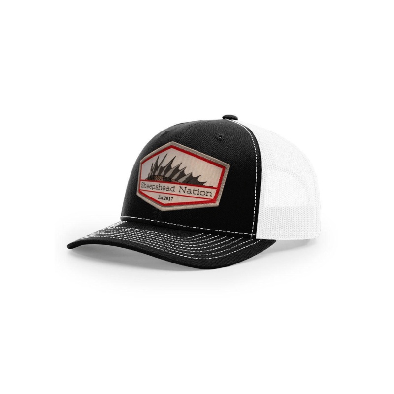 Black / White Sheepshead Nation Hat