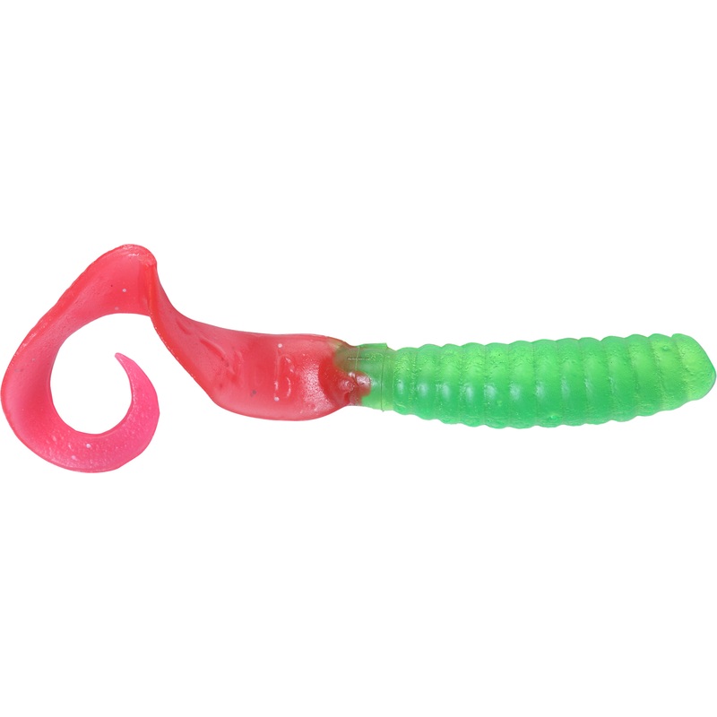GOT-CHA Curltail Grub Fishing Lure, 4″, 20pk (Assorted Colors) Nite Glow