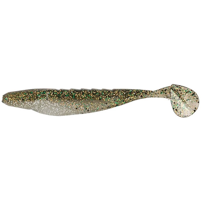 Missile Baits Shockwave Soft Plastic Paddle Tail Swimbait Bloody Pro Pearl 3 1/2 inch