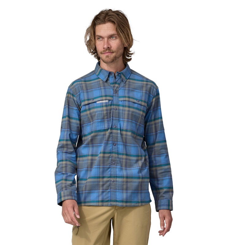 Patagonia M’s Early Rise Stretch Shirt Clark Fork: Pufferfish Gold / CFPU XS