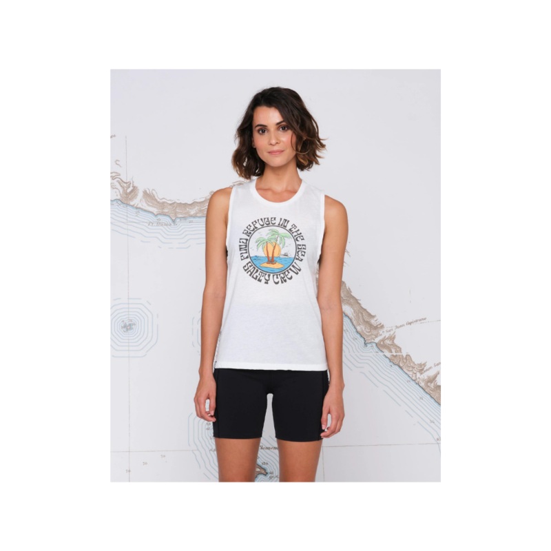 SALTY CREW DOS PALMS MUSCLE TANK BLACK XL