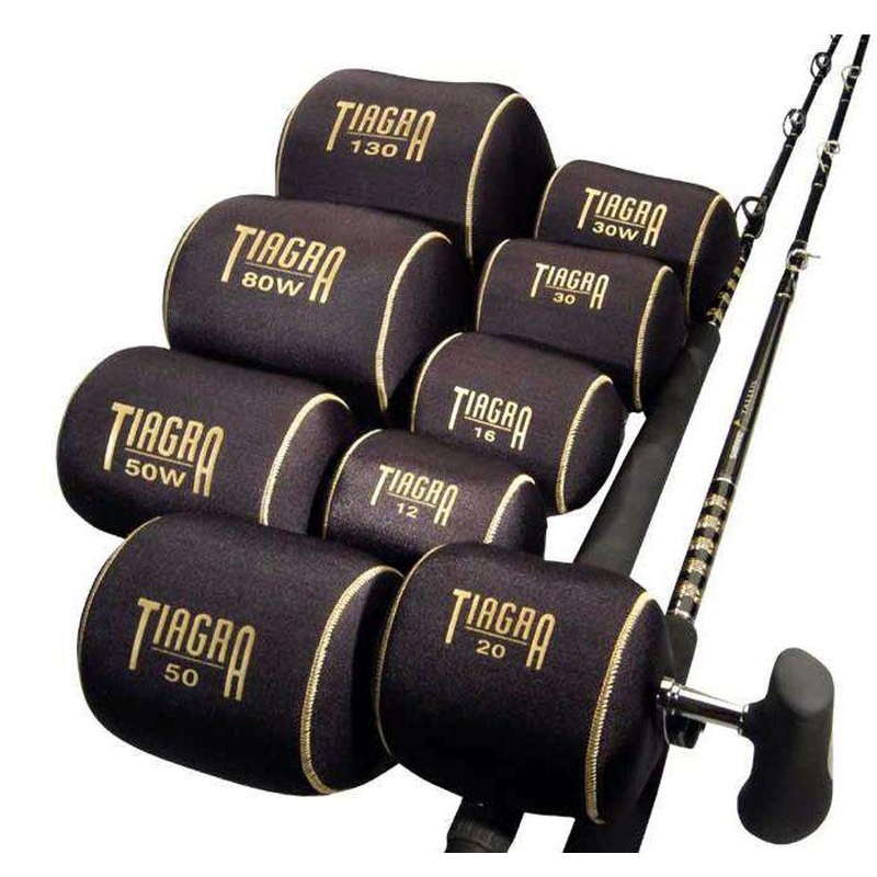 Shimano Tiagra Neoprene Reel Cover, Black TIRC12
