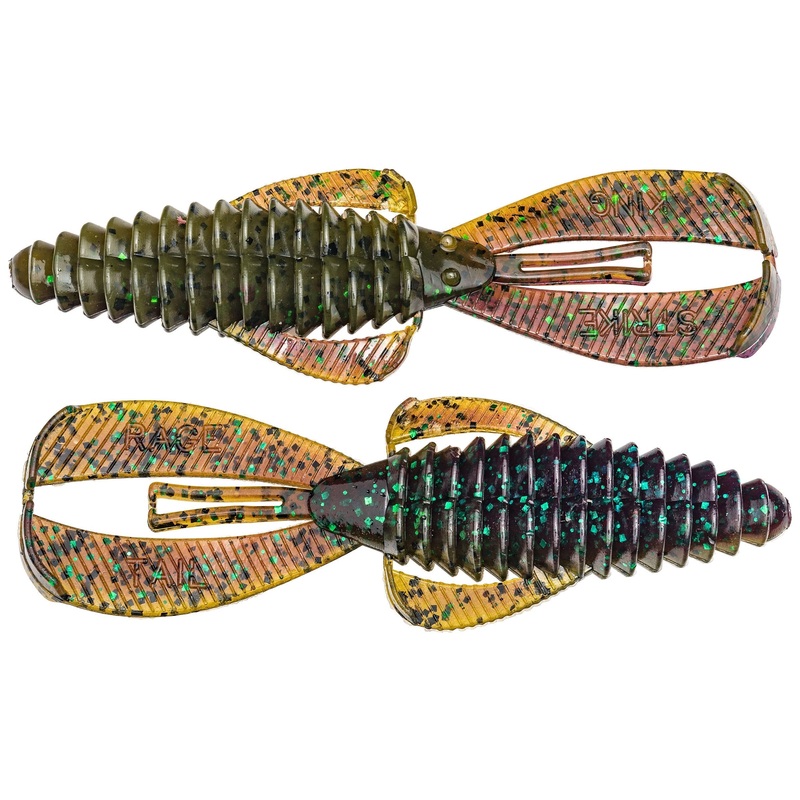 Strike King 3.38″ Mid-Size Rage Bug (8 Pk) Bama Craw