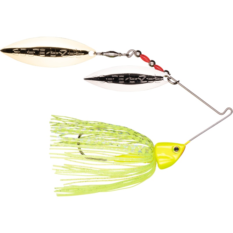 Strike King Burner Double Willow Blade Spinnerbait Blue Shad 3/8 oz