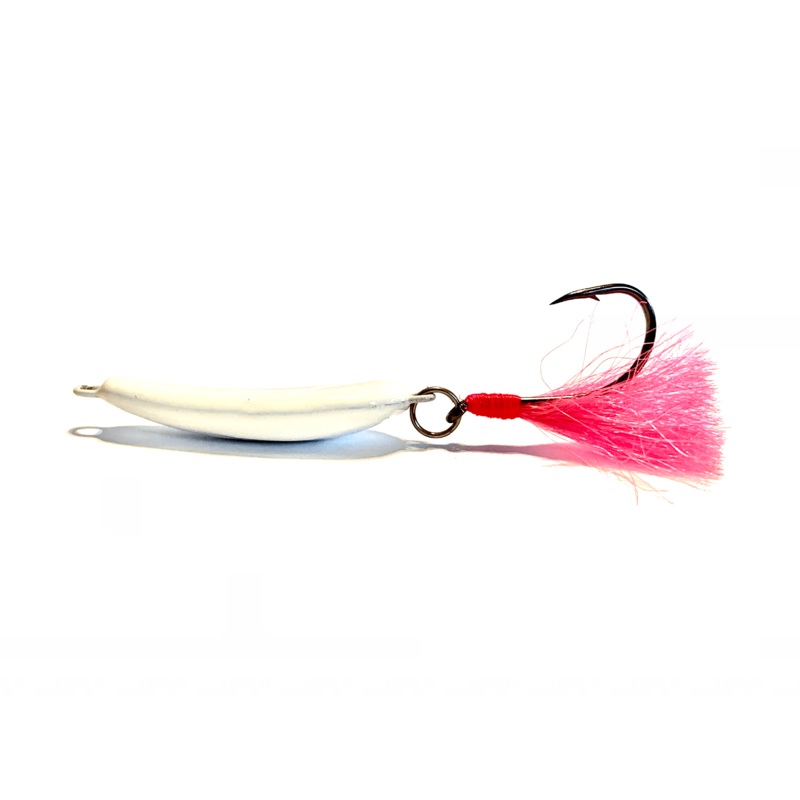 White/Pink Pompano Jigger Fleas 3/8oz