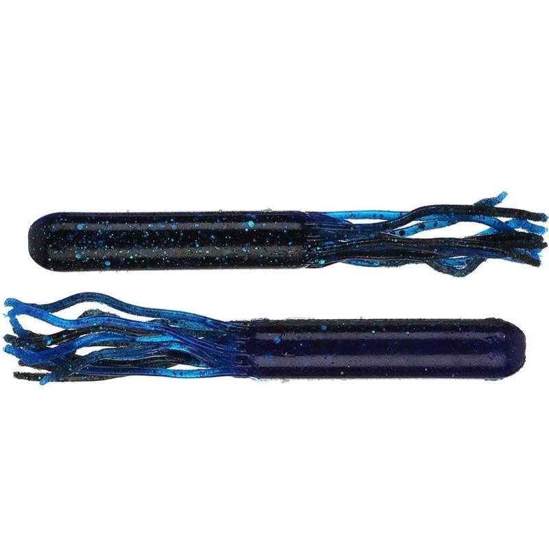 Z-Man EZ TubeZ 4 inch Soft Plastic Tube 6 pack Black Blue Laminate