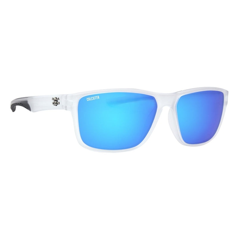 Calcutta Jetty Polarized Sunglasses Crystal Smoke/Blue Mirror