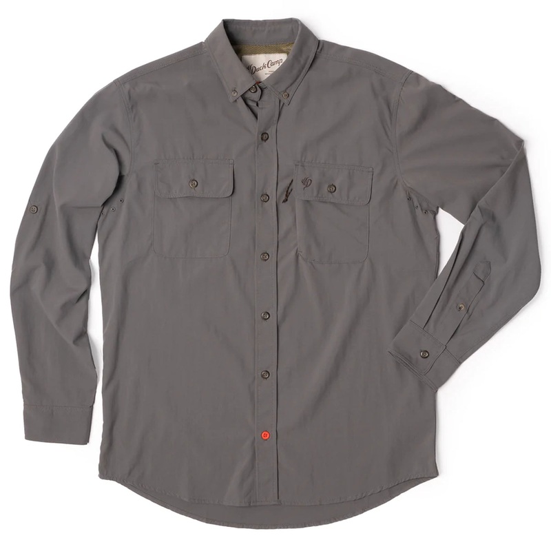 Duck Camp M’s Lightweight Hunting LS Shirt Gunmetal S
