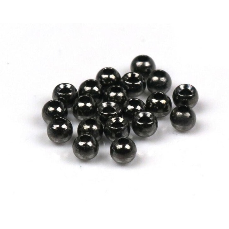 Hareline Plummeting Tungsten Beads (1/16) 1.5mm Black Nickel