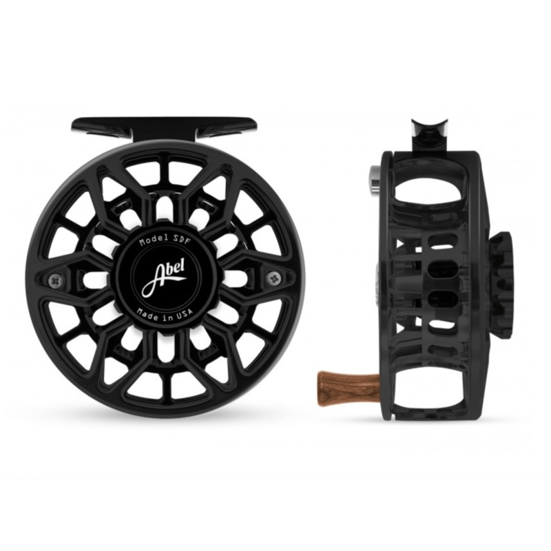 Abel SDF Fly Reel Ported 4/5 Black