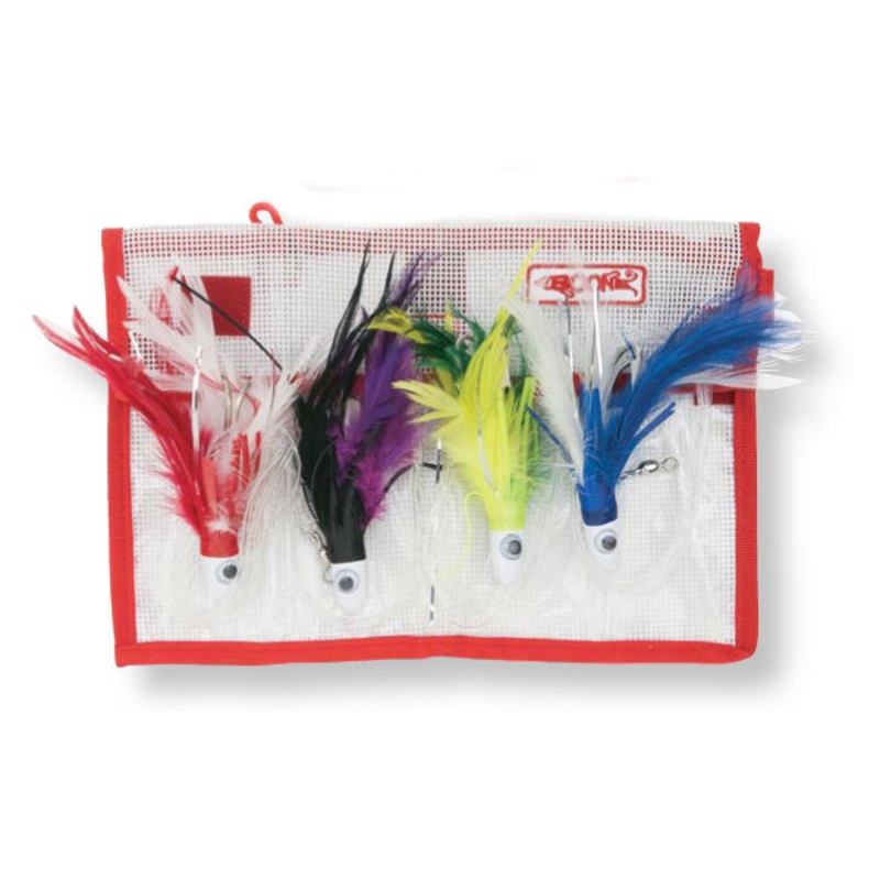 Boone Feather Trolling Jit Kit 4pk