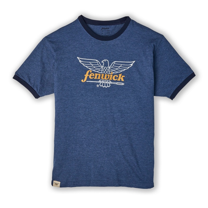 Fenwick Logo Short Sleeve Ringer T-Shirt Navy XXL