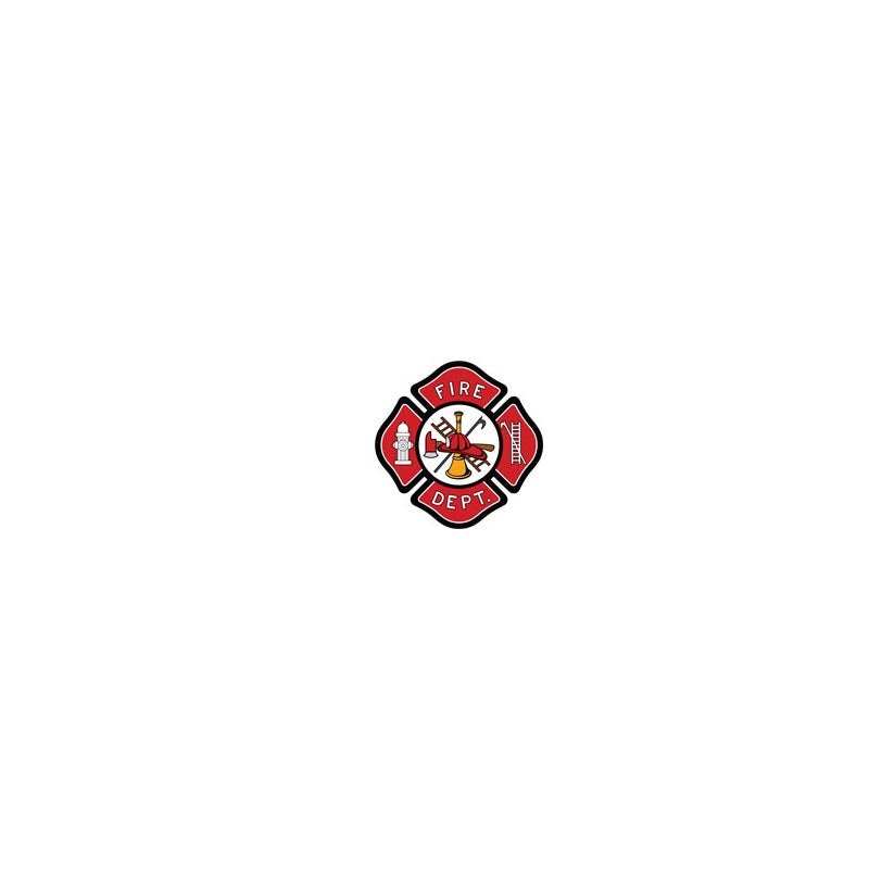 First Responder Rod Decals Fire Dept.