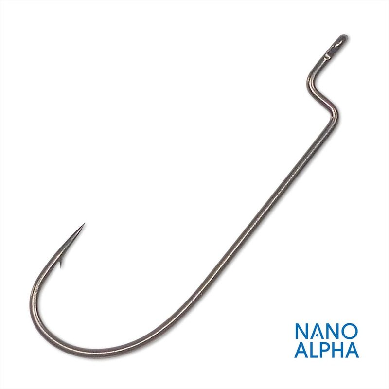 Gamakatsu O’Shaughnessy Bend OP Nano Alpha Worm Hooks 1/0 6 pack
