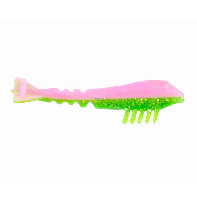 NetBait Baitfuel Saltwater GO2 Twitch Jr. (4″, 9pk, Assorted Colors) Grey Ghost Magic