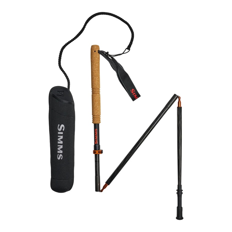 Simms Pro Wading Staff – New for 2025 Black