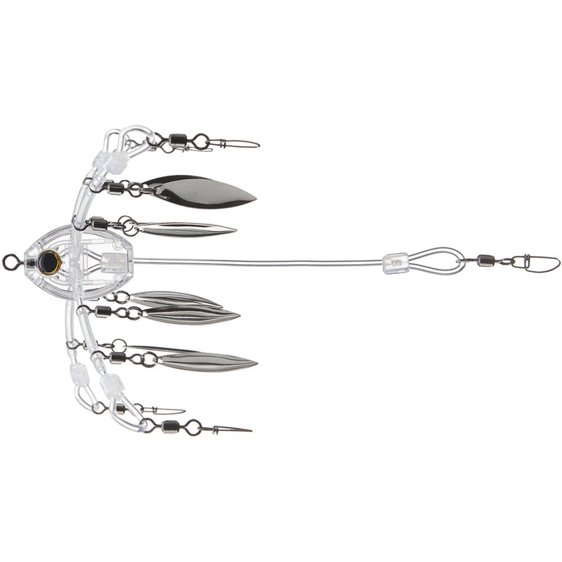Stealth Lures Clear Stealth Rig – 8 Blade Design Stealth Lures Clear Stealth Alabama Rig – 8 Blade Design