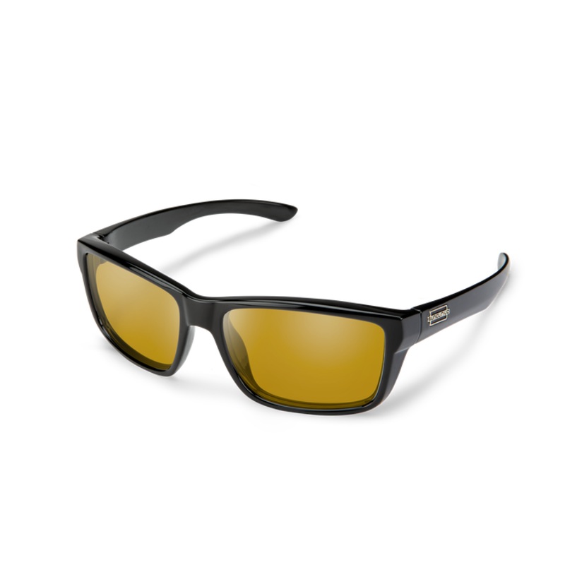 Suncloud Mayor Sunglasses Frame: Black Lens: Polarized Yellow
