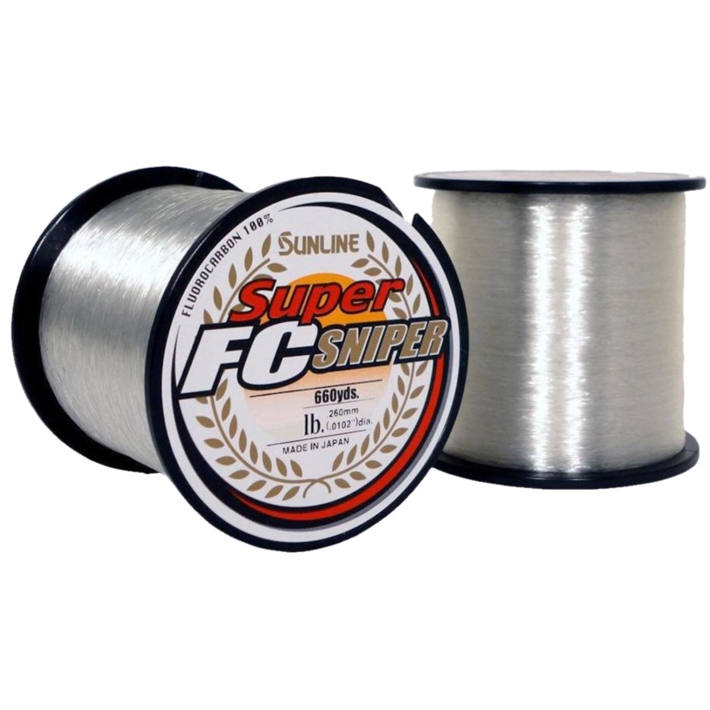 Sunline Super FC Sniper Fluorocarbon Line 7lb, 660yd Clear