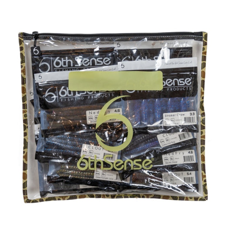6TH SENSE BAITZIP BAG Camo 11″x9″