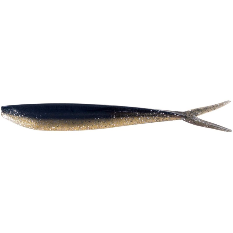 Big Bite Baits Scentsation Slim Minnow – 10 Pack Black Flash 4 inch