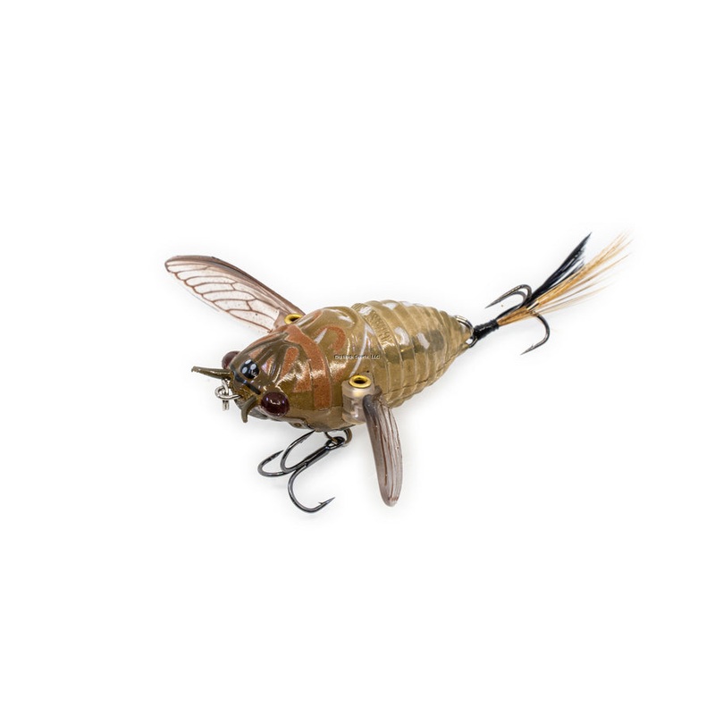Chasebaits Ripple Cicada Lures Brown Drummer 1-3/4″
