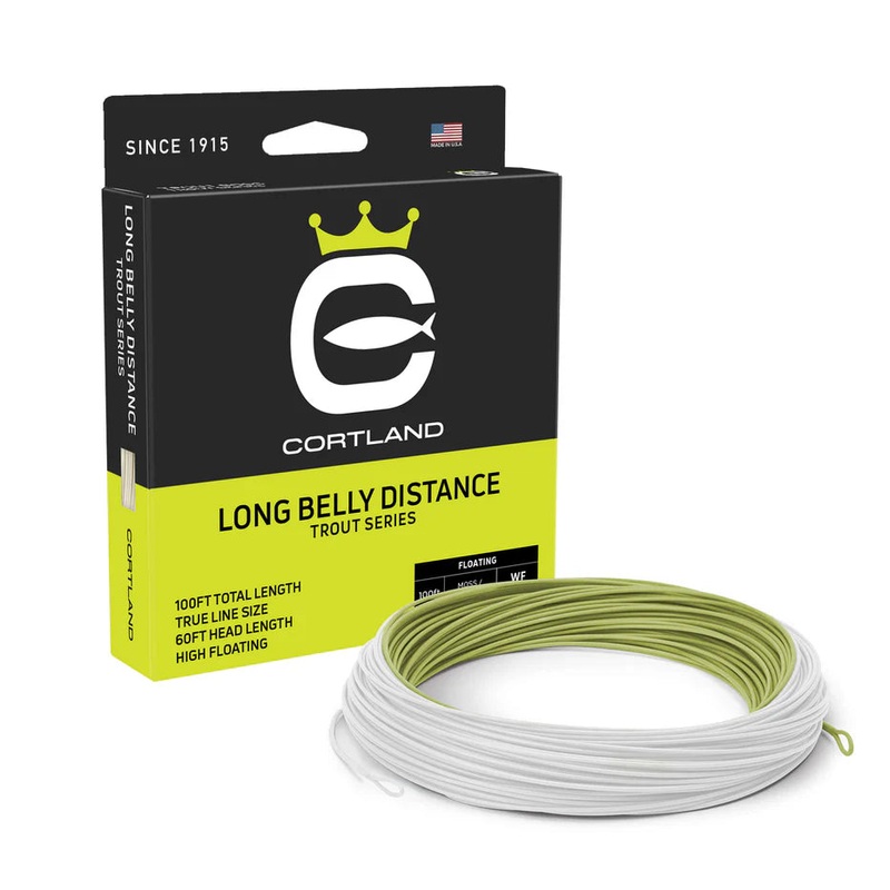 Cortland Long Belly-Distance WF4F Olive/White