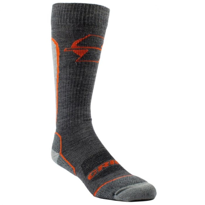 Crispi Manti Lightweight Mid Calf Sock Charcoal M