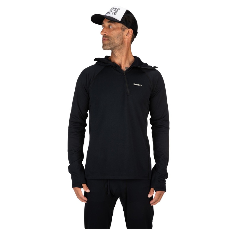 Simms Heavyweight Baselayer Hoody Black M