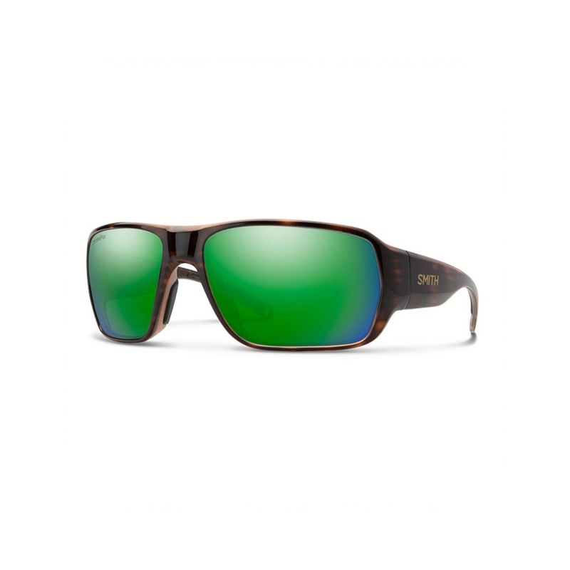 Smith Castaway Sunglasses Tortoise ChromaPop Glass Polarized Green Mirror