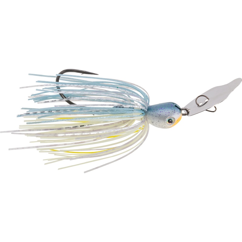 Strike King Thunder Cricket Vibrating Swim Jig Black Blue 3/8 oz