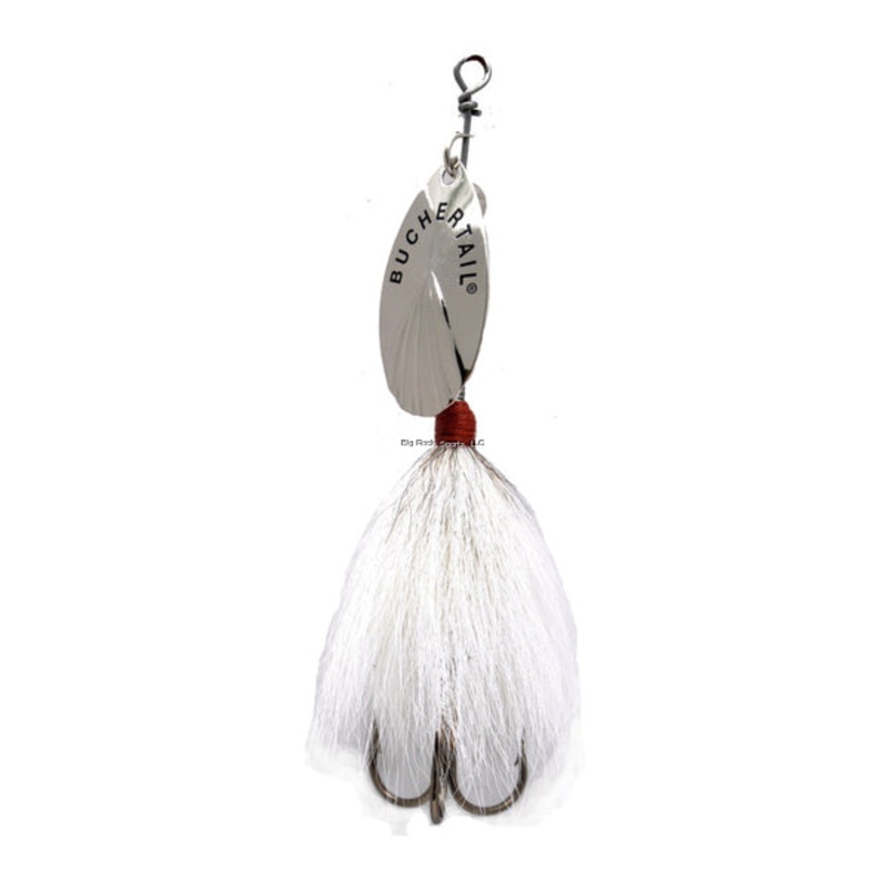 Joe Bucher Musky Spinner #5 Buchertail Natural/Nickel