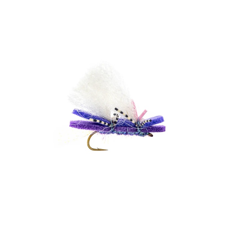 Montana Fly Company Double Stack Chubby Chernobyl – Purple / Purple (3-Pack) 10 Purple / Purple