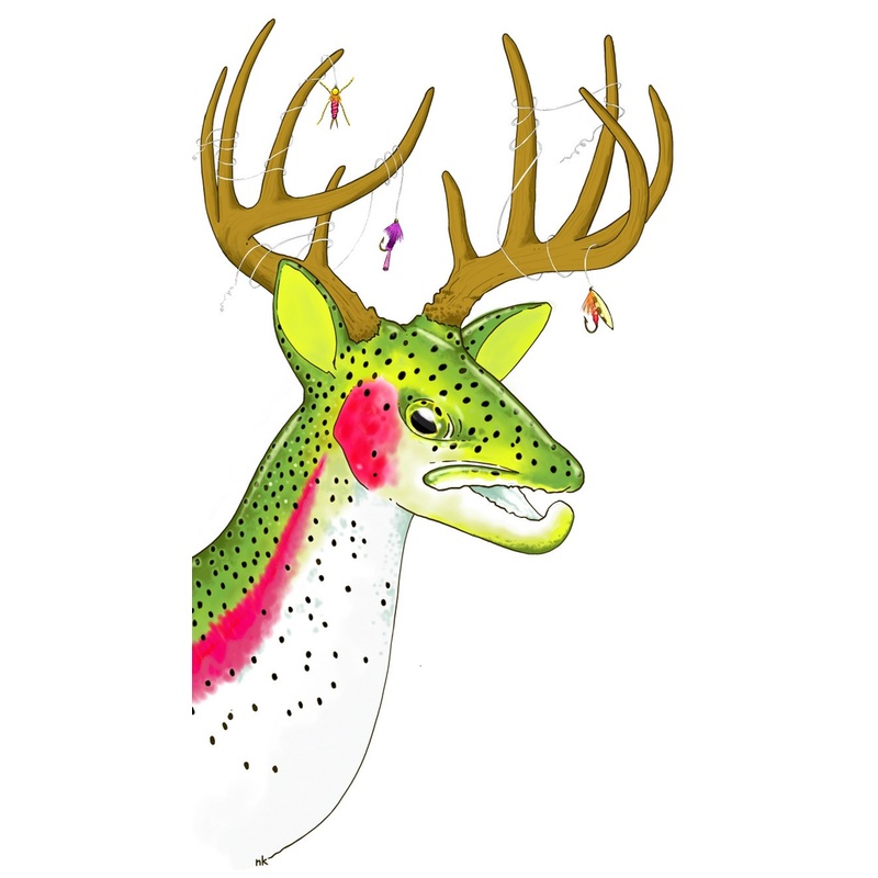 NK Rainbow Buck Decal