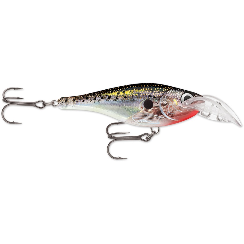 Rapala Scatter Rap Glass Shad 7, 2 3/4″, 7/17 oz, Glass Black