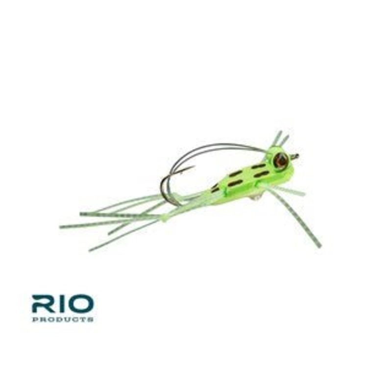 RIO Flies Foam Slice Frog (6 Pack) 2/0 Chartreuse