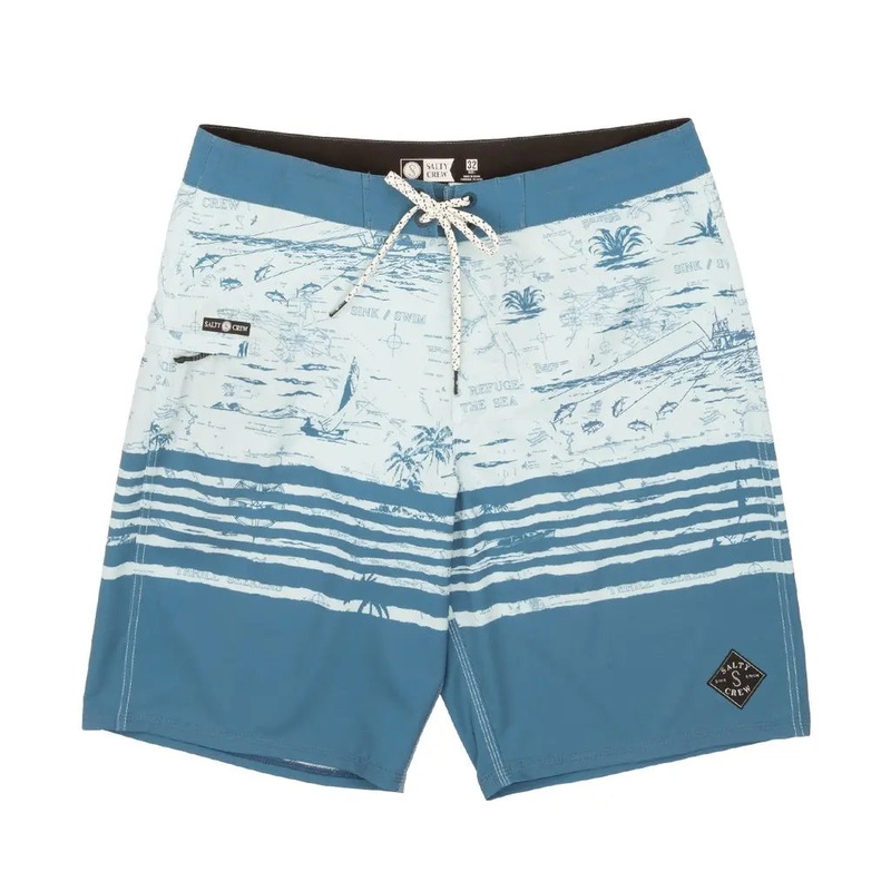 SALTY CREW WHITECAPS BOARDSHORT PALE BLUE 44