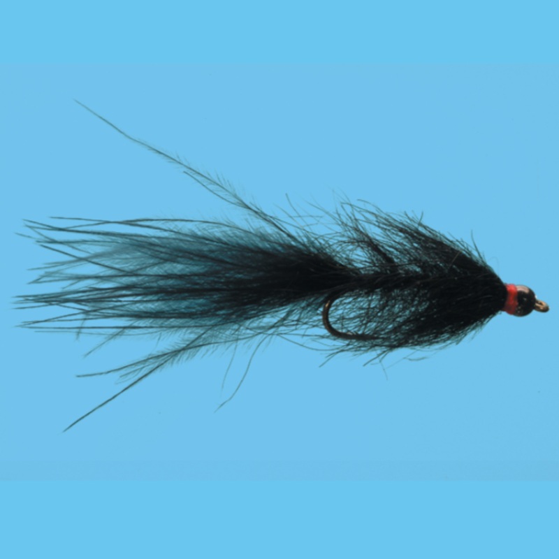 Solitude Bead Head Hale Bopp Leech Black 8