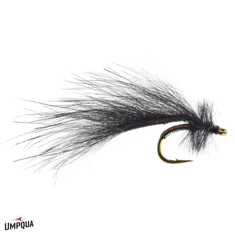 Umpqua Mayer’s Mini Leech Fly Black 14