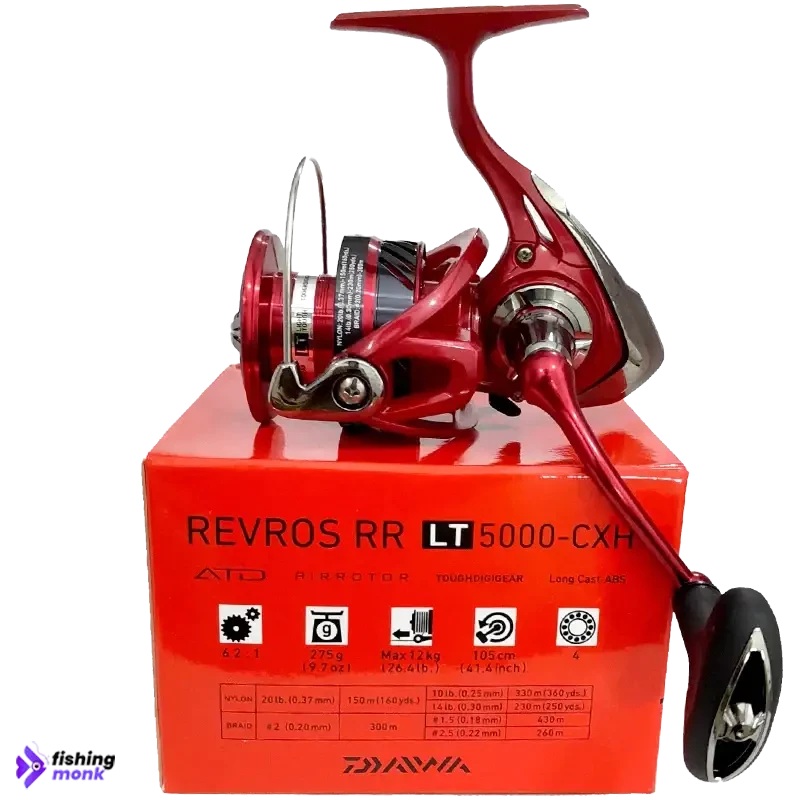 Daiwa Revros RR LT Spinning Reel | 4000 – 5000 4000-CXH Red