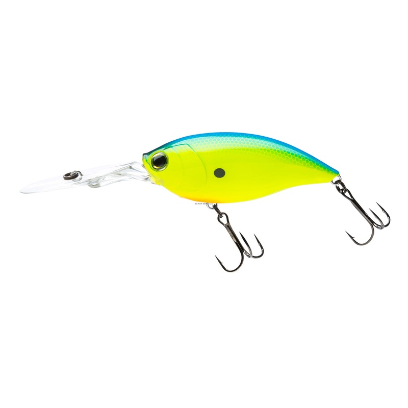 Duel Hardcore Crank 4+ 75F 75MM 3″ Blue Back Chartreuse