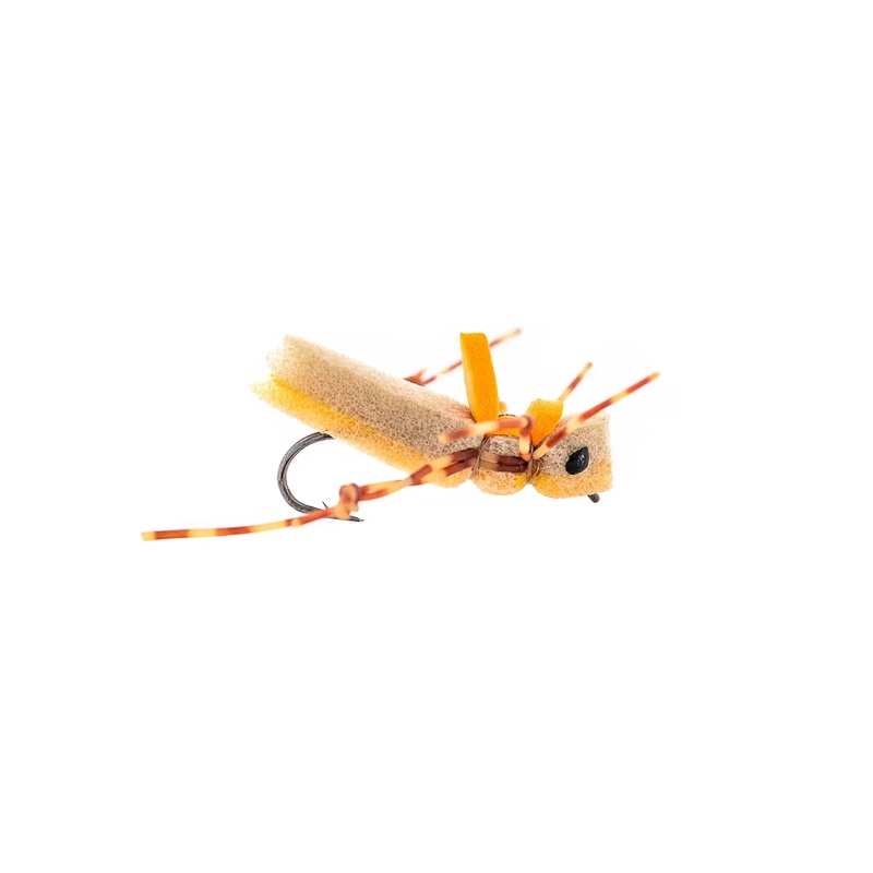 Montana Fly Company More-or-Less Hopper – Peach (3-Pack) 10 Peach