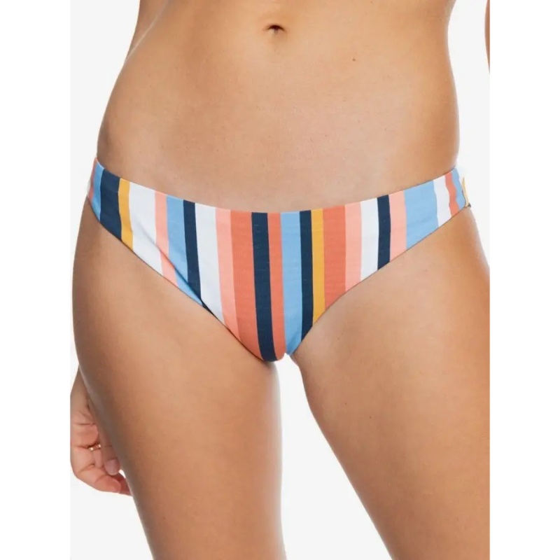 ROXY BEACH CLASSICS CHEEKY BIKINI BOTTOMS MOOD INDIGO COLOR CURRENT XS