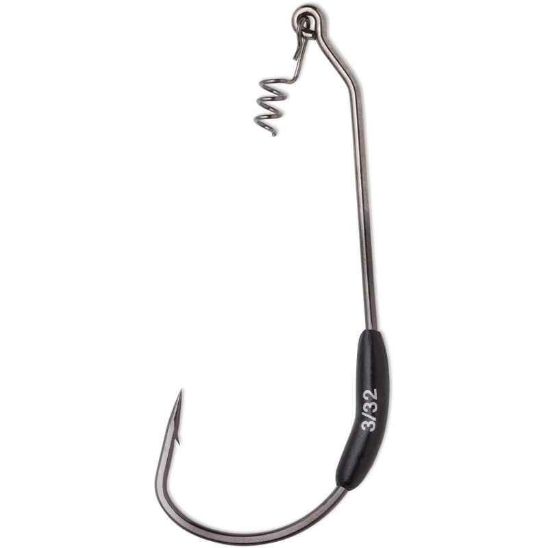 VMC Drop Dead Black Nickel Weighted Hook 4 pack 1/16 oz – 3/0 hook